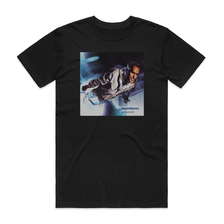 Howard Jones Perform00 Album Cover T-Shirt Black