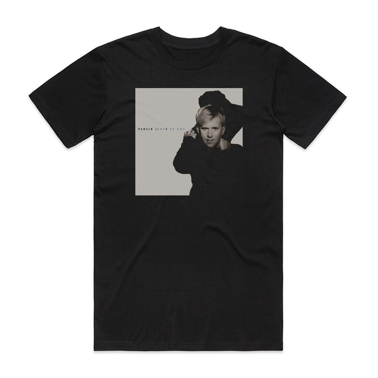 Howard Jones One To One 2 Album Cover T-Shirt Black