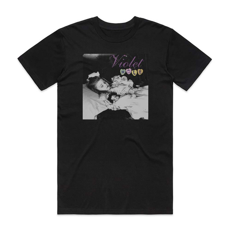Hole Violet Album Cover T-Shirt Black Hole Violet Album Cover T-Shirt Black