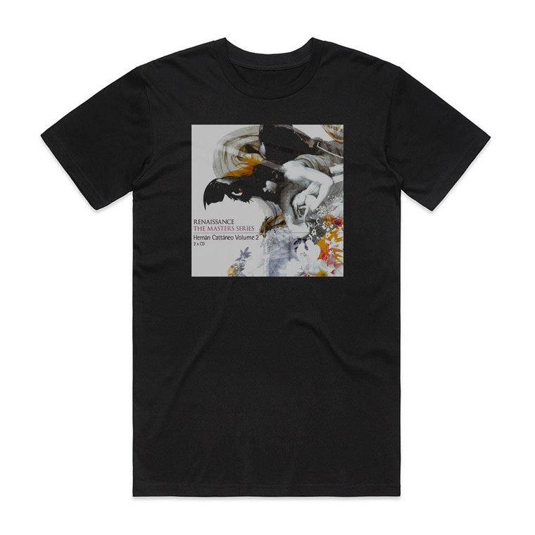 Hernan Cattaneo Renaissance The Masters Series Hernan Cattaneo Volume 2 Album Cover T-Shirt Black