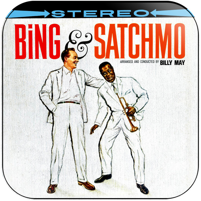 Bing Crosby Bing Satchmo-2 Album Cover Sticker Album Cover Sticker