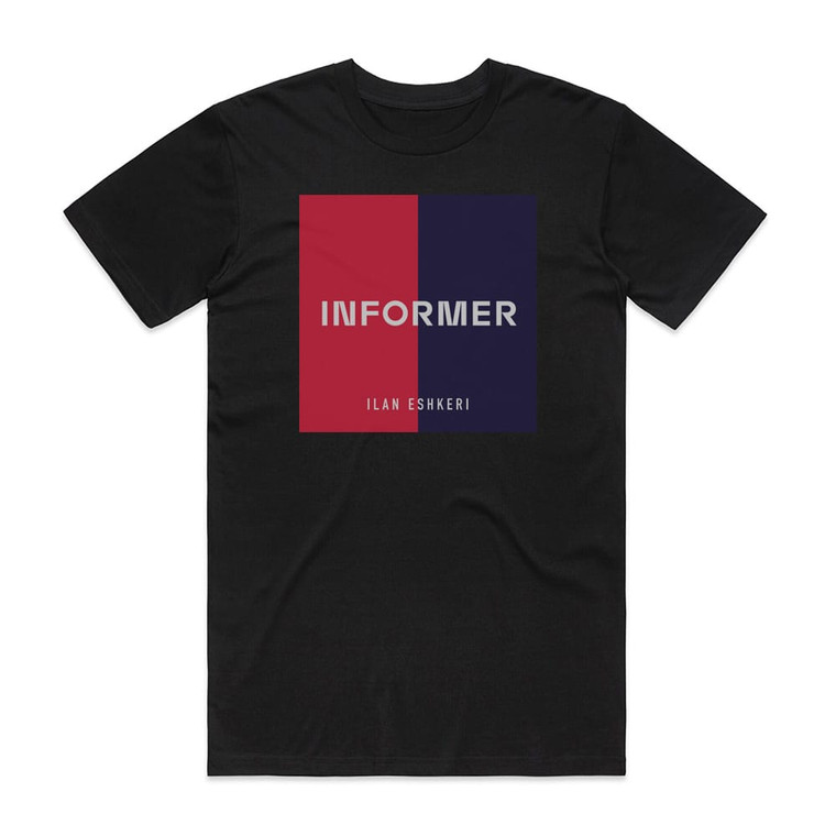 Ilan Eshkeri Informer Original Television Soundtrack Album Cover T-Shirt Black