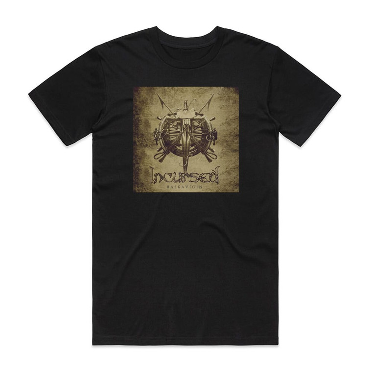 Incursed Baskavgin Album Cover T-Shirt Black