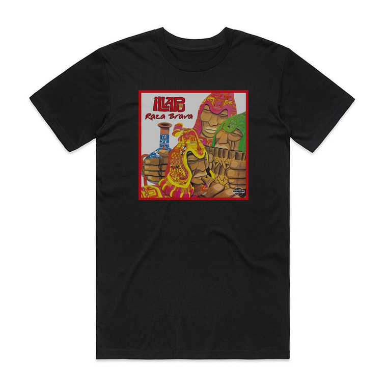 Illapu Raza Brava Album Cover T-Shirt Black