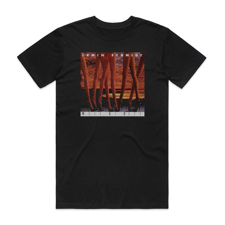 Irmin Schmidt Musk At Dusk Album Cover T-Shirt Black
