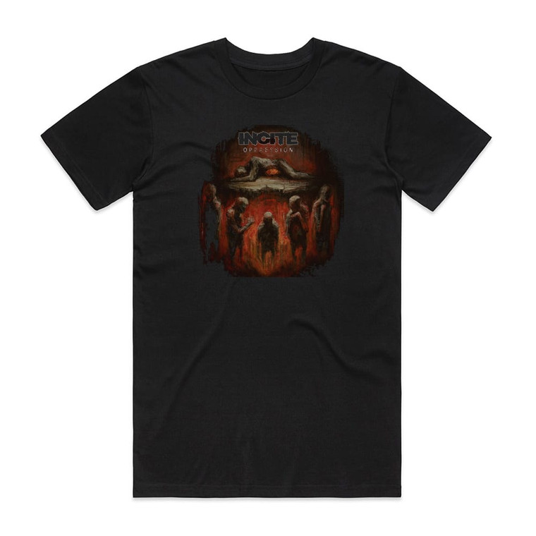 Incite Oppression Album Cover T-Shirt Black