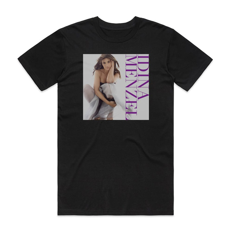Idina Menzel Idina Menzel Album Cover T-Shirt Black