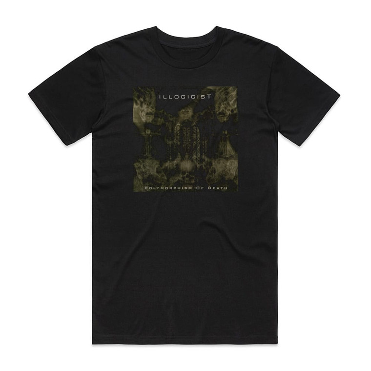 Illogicist Polymorphism Of Death Album Cover T-Shirt Black