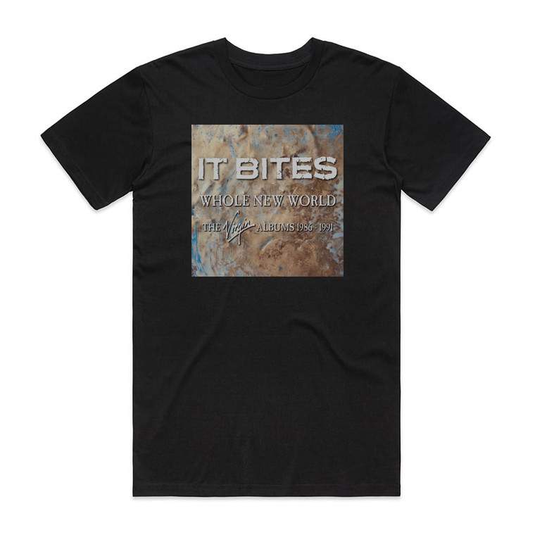 It Bites Whole New World Album Cover T-Shirt Black