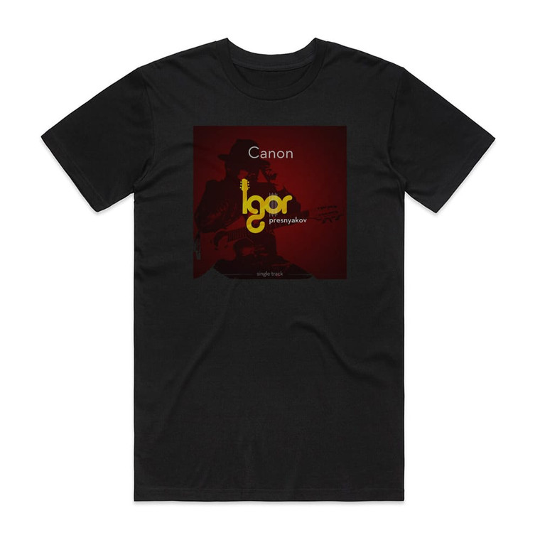 Igor Presnyakov Canon Album Cover T-Shirt Black