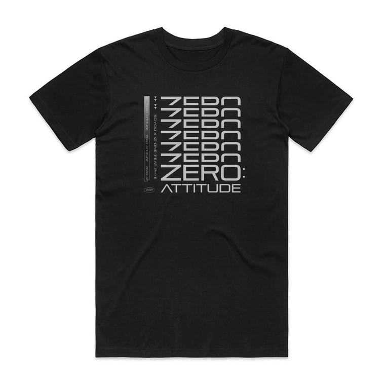 IZ_ONE Zeroattitude Album Cover T-Shirt Black