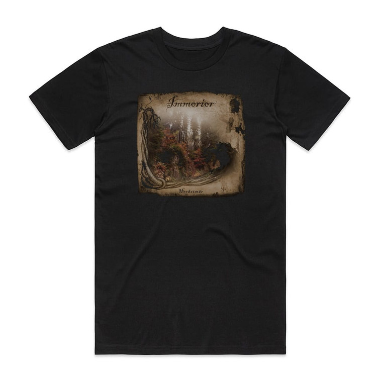 Immorior Herbstmr Album Cover T-Shirt Black