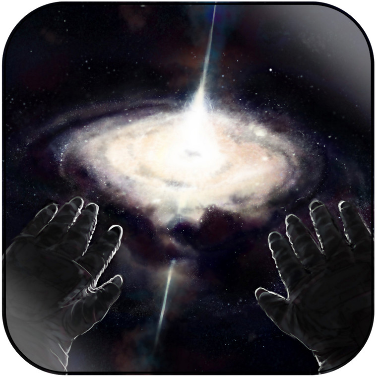 Modern Crusader Black Hole Album Cover Sticker Album Cover Sticker