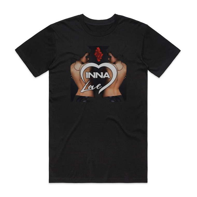 Inna Love 1 Album Cover T-Shirt Black Inna Love 1 Album Cover T-Shirt Black