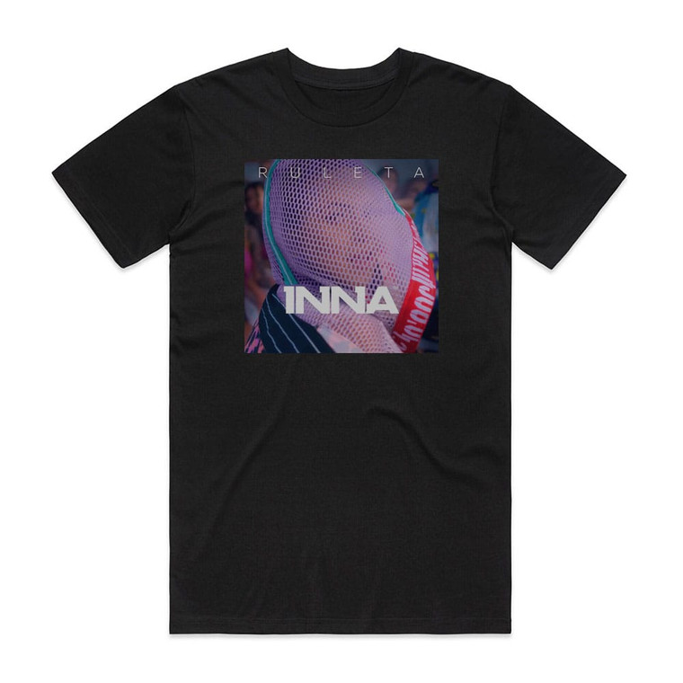 Inna Ruleta Album Cover T-Shirt Black Inna Ruleta Album Cover T-Shirt Black