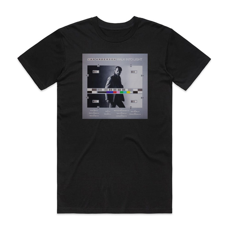 Ian Anderson Walk Into Light Album Cover T-Shirt Black