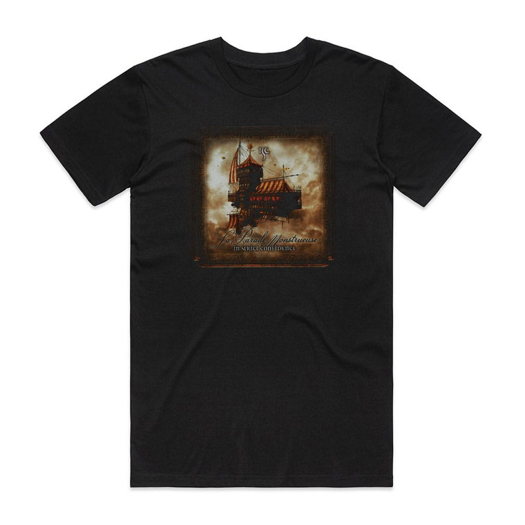 In Strict Confidence La Parade Monstrueuse Album Cover T-Shirt Black