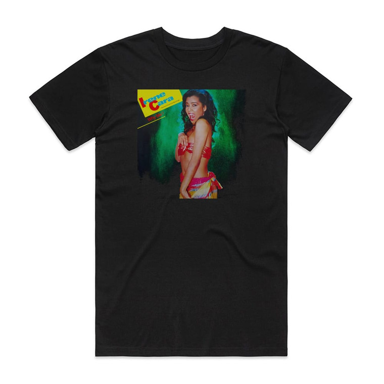 Irene Cara Why Me Album Cover T-Shirt Black