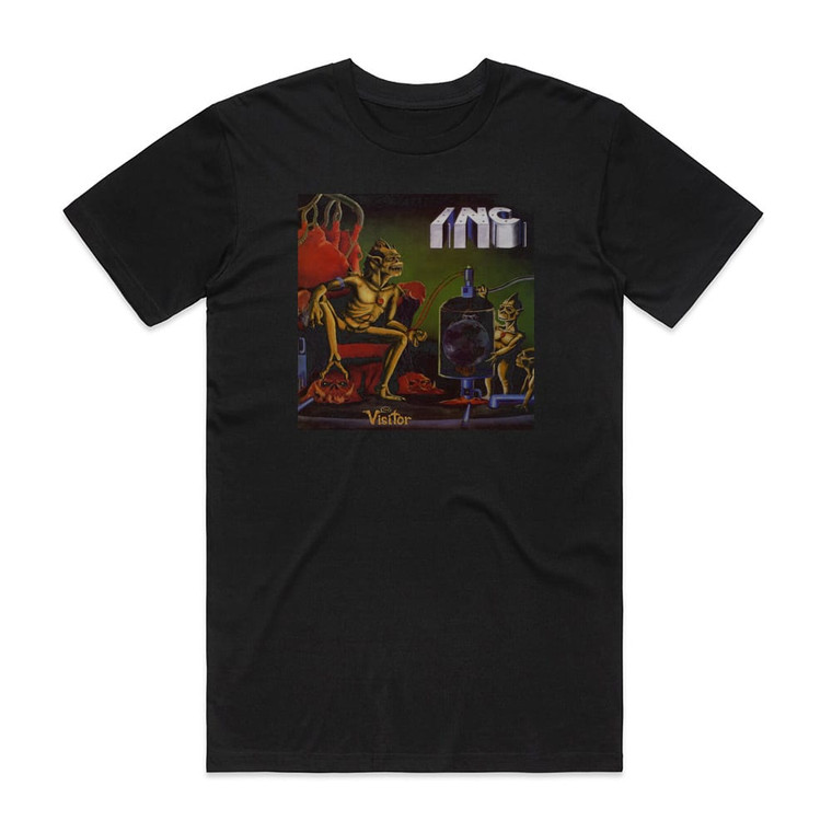Indestructible Noise Command The Visitor Album Cover T-Shirt Black