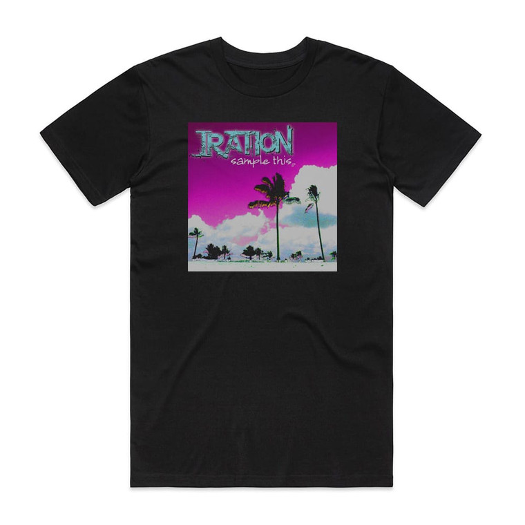 Iration Sample This 1 Album Cover T-Shirt Black