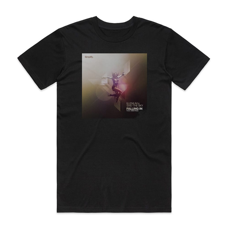 Illenium Falling In Album Cover T-Shirt Black