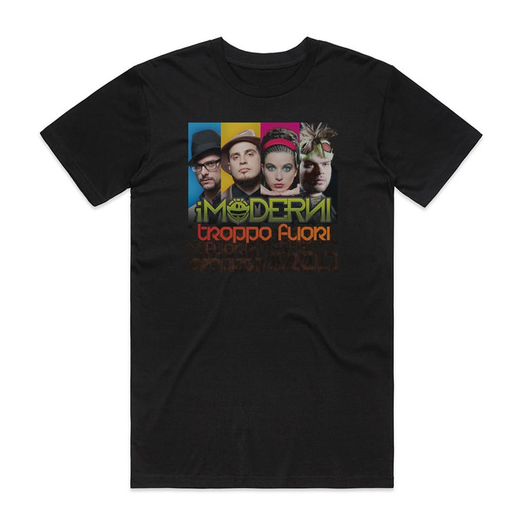 I moderni Troppo Fuori Album Cover T-Shirt Black