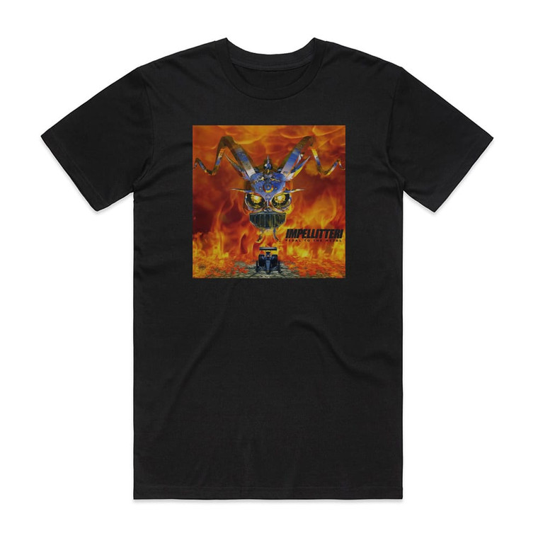 Impellitteri Pedal To The Metal Album Cover T-Shirt Black