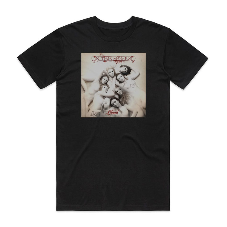 In This Moment Blood 3 Album Cover T-Shirt Black