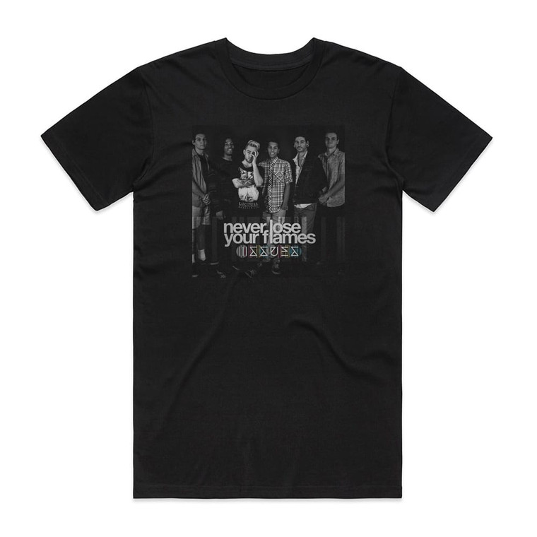 Issues Never Lose Your Flames Album Cover T-Shirt Black