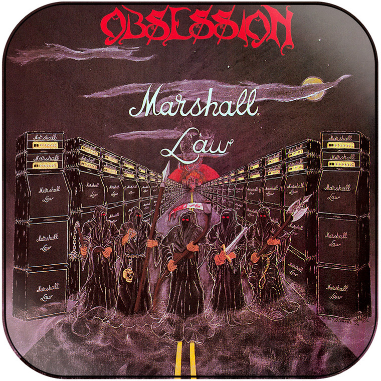 Obsession Marshall Law Album Cover Sticker