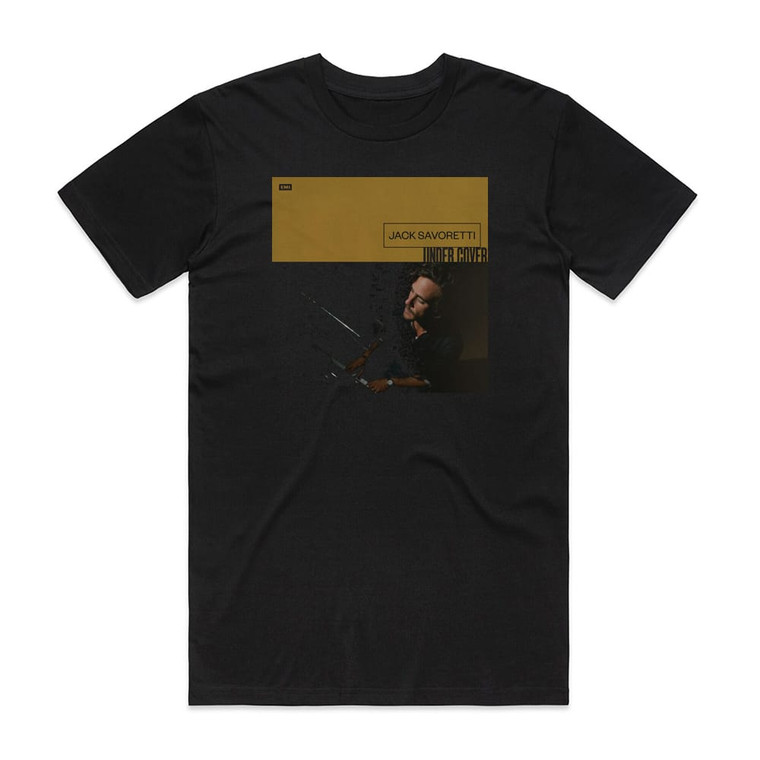 Jack Savoretti Under Cover Album Cover T-Shirt Black