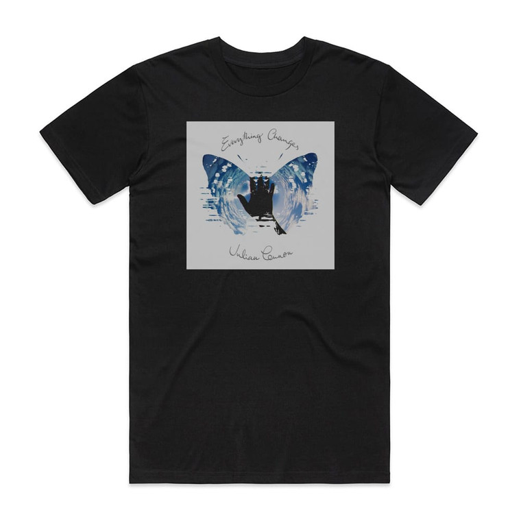 Julian Lennon Everything Changes Album Cover T-Shirt Black