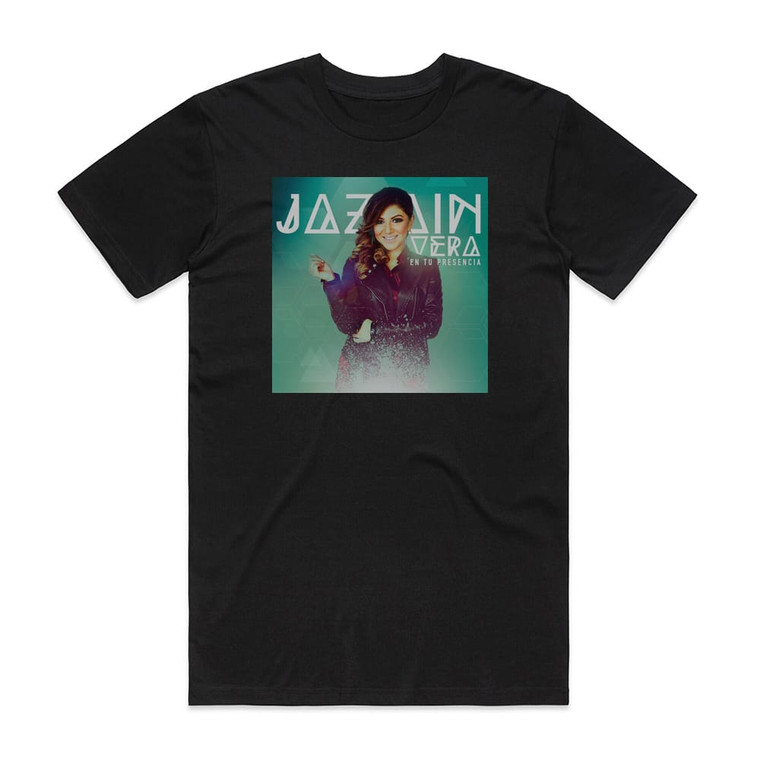 Jazmin Vera En Tu Presencia Album Cover T-Shirt Black