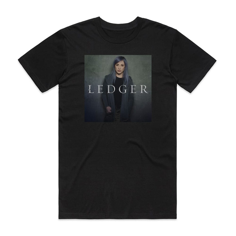 Jen Ledger Ledger Album Cover T-Shirt Black