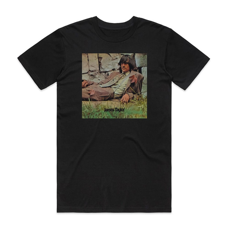 James Taylor James Taylor Album Cover T-Shirt Black