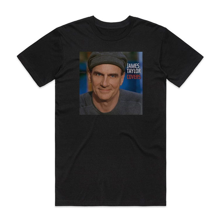 James Taylor Covers Album Cover T-Shirt Black