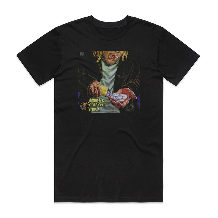 Jimmies Chicken Shack Pushing The Salmanilla Envelope Album Cover T-Shirt Black