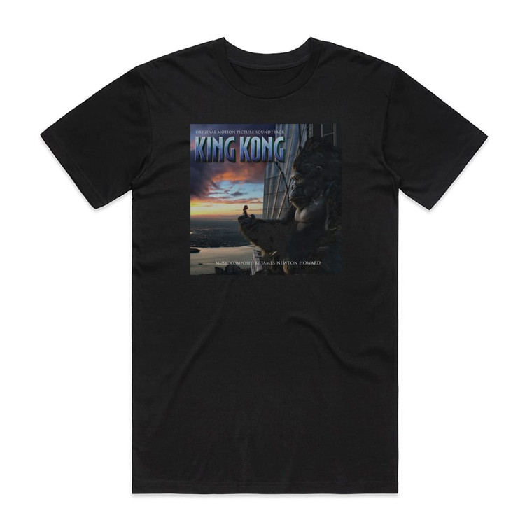 James Newton Howard King Kong Album Cover T-Shirt Black