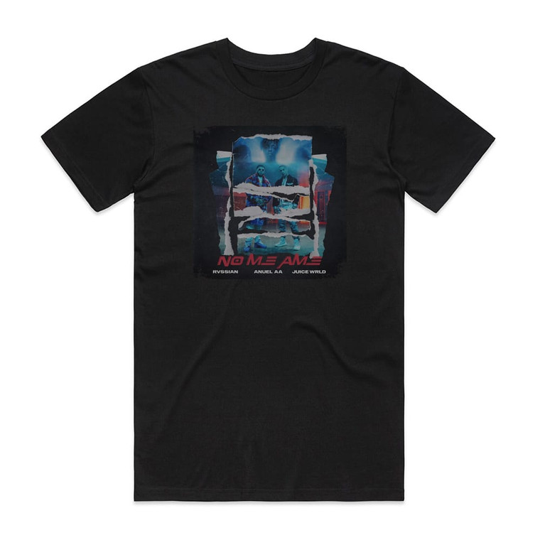 Juice WRLD No Me Ame Album Cover T-Shirt Black