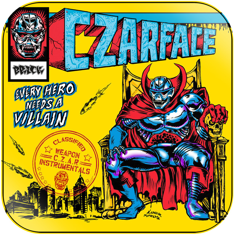 CZARFACE Every Hero Needs A Villain-2 Album Cover Sticker Album Cover Sticker