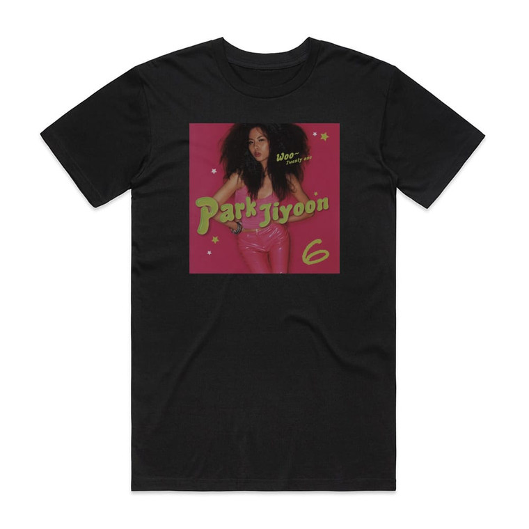 Ji Yoon Park Woo Twenty One Album Cover T-Shirt Black