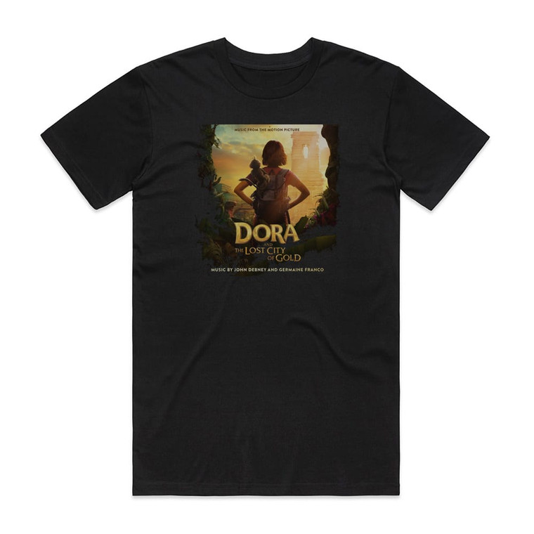 John Debney Dora And The Lost City Of Gold Album Cover T-Shirt Black