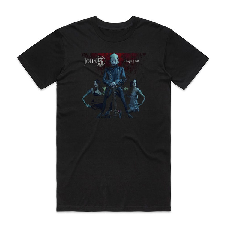 John 5 Requiem Album Cover T-Shirt Black