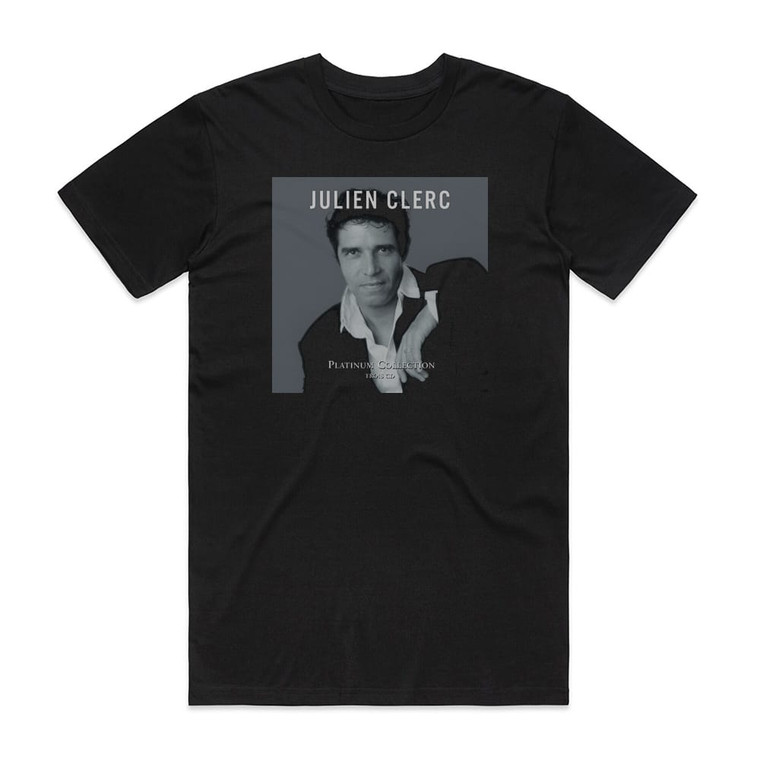 Julien Clerc Platinum Collection Album Cover T-Shirt Black