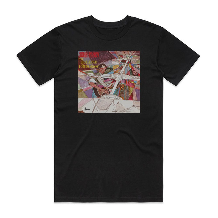 John Fahey The Yellow Princess Album Cover T-Shirt Black