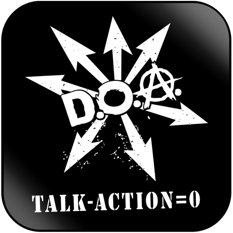DOA Talk Action0 Album Cover Sticker