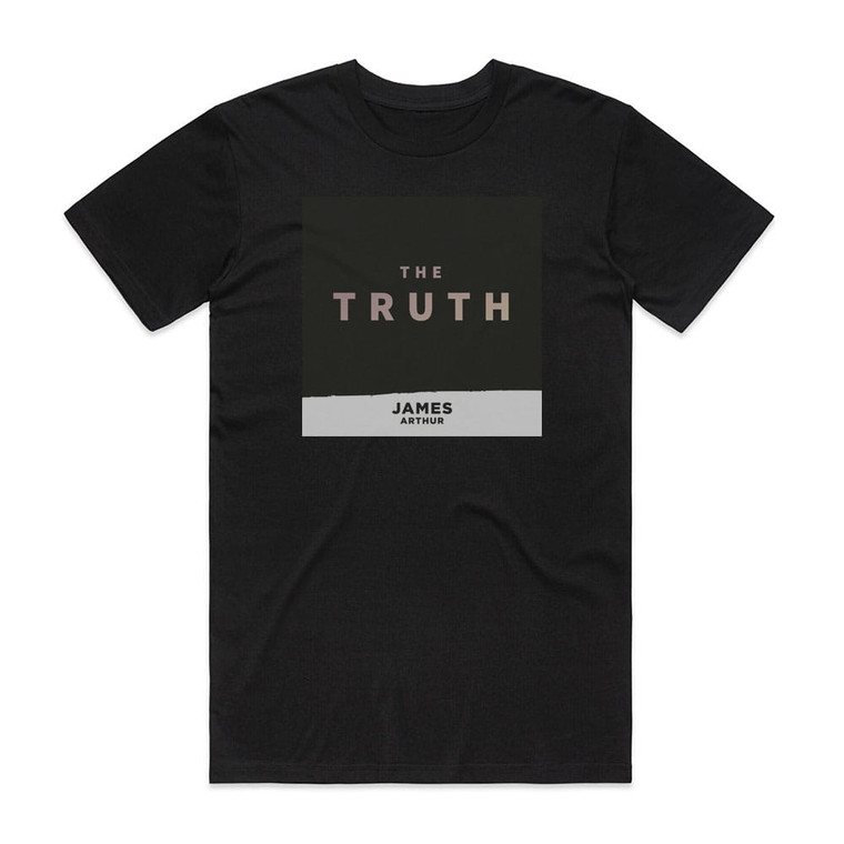 James Arthur The Truth Album Cover T-Shirt Black
