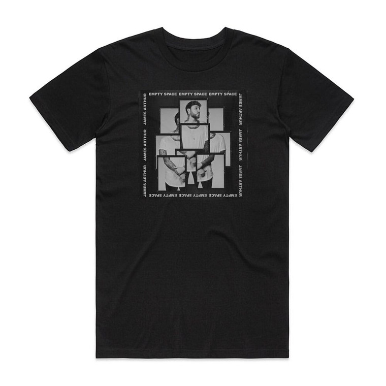 James Arthur Empty Space Album Cover T-Shirt Black