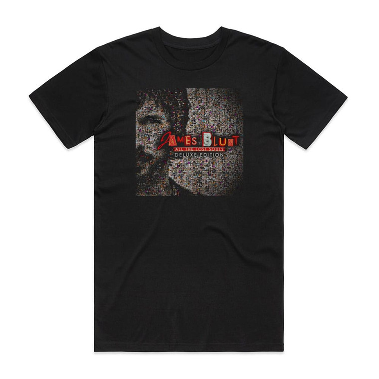 James Blunt All The Lost Souls Album Cover T-Shirt Black