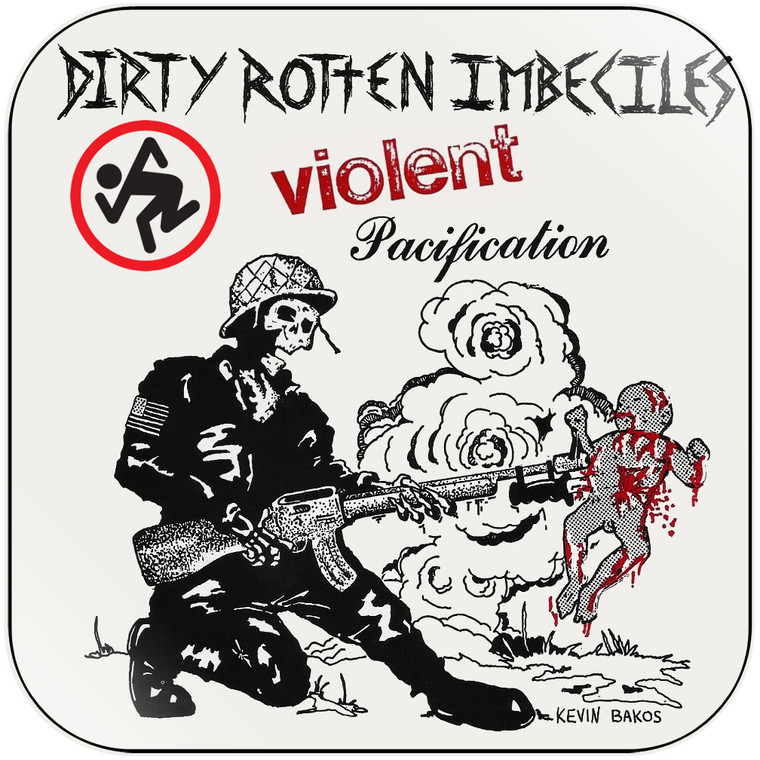 DRI Violent Pacification Album Cover Sticker